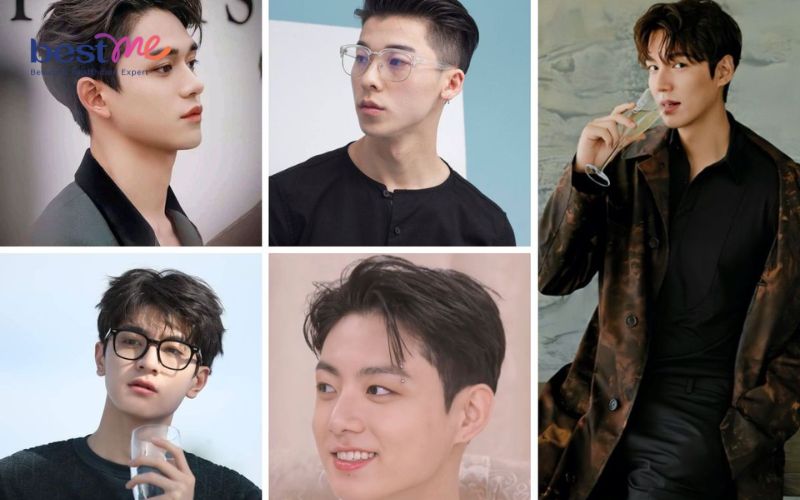 Kiểu tóc cho học sinh nam cấp 3 side part đẹp