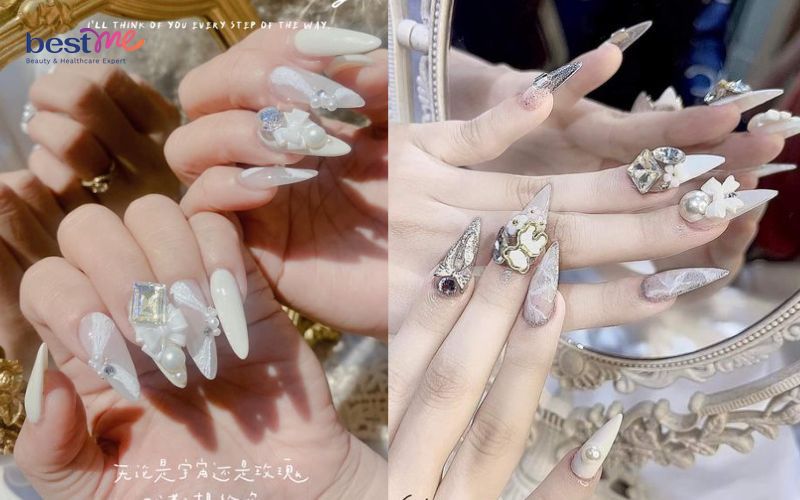 Tổng hợp 100+ mẫu móng tay cô dâu đẹp ấn tượng cho ngày cưới - 55