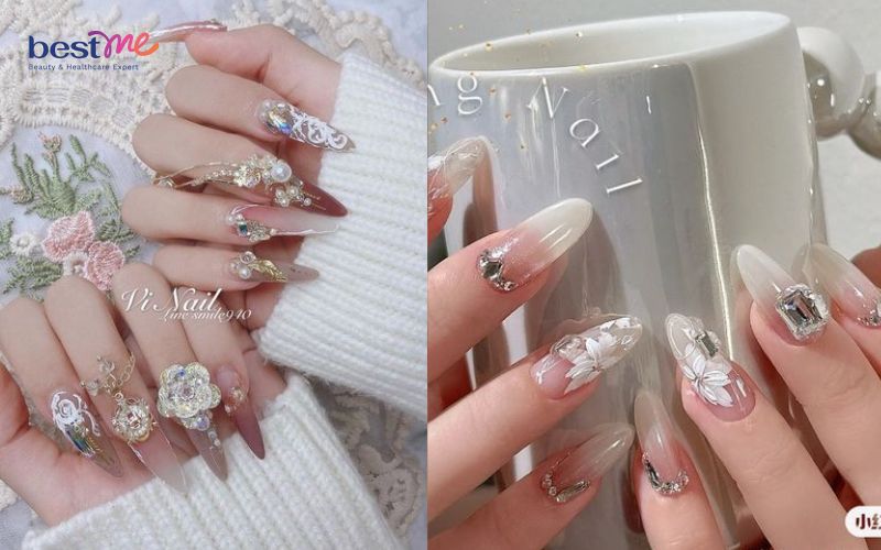 Tổng hợp 100+ mẫu móng tay cô dâu đẹp ấn tượng cho ngày cưới - 60