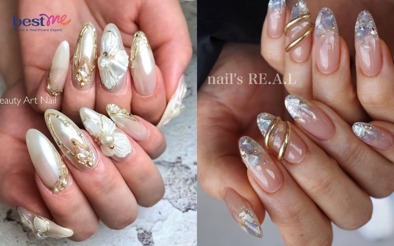 Tổng hợp 100+ mẫu móng tay cô dâu đẹp ấn tượng cho ngày cưới - 75