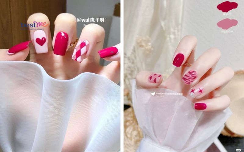 tong-hop-70-mau-mong-tay-dep-mau-hong-ngot-ngao-de-thuong-cho-ban-gai-26 Tổng hợp 70+ mẫu móng tay đẹp màu hồng ngọt ngào, dễ thương cho bạn gái - 26