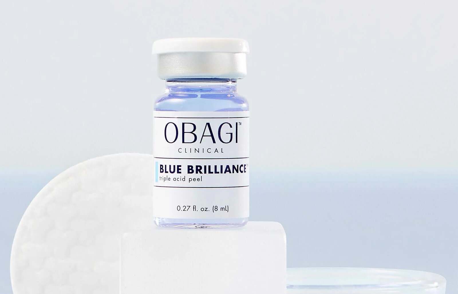 Bộ peel tái mét cấu hình nền domain authority Obagi Clinical Blue Brilliance Triple Acid Peel