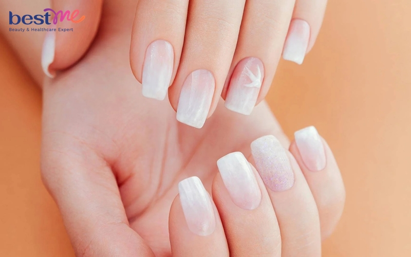 Top 20+ khuôn nail đầu móng white đẹp nhất lịch sự cho tới nường - 4