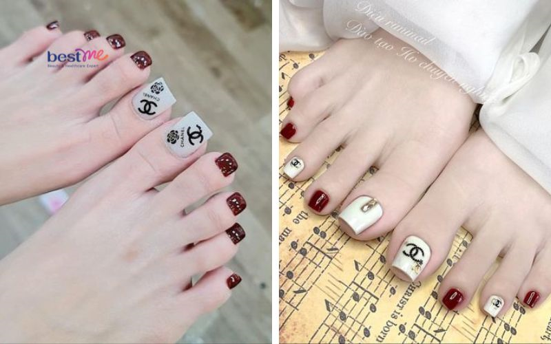 Miếng dán móng tay 3D nail sticker chủ đề logo các thương hiệu nổi tiếng 12  mẫu (lẻ 1 tấm) - Chăm sóc móng | TheFaceHolic.com