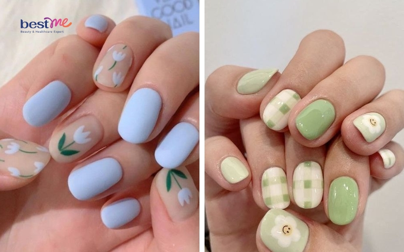 Top 50+ mẫu nail móng tay ngắn đẹp xinh cho các nàng - 18