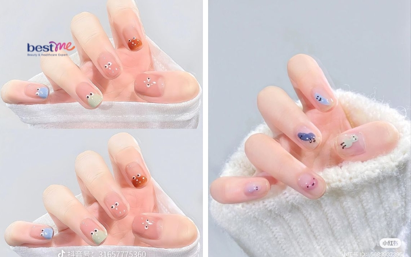 Top 50+ mẫu nail móng tay ngắn đẹp xinh cho các nàng - 4