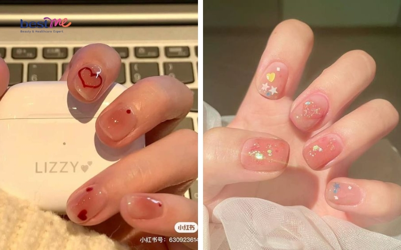 Top 50+ mẫu nail móng tay ngắn đẹp xinh cho các nàng - 58