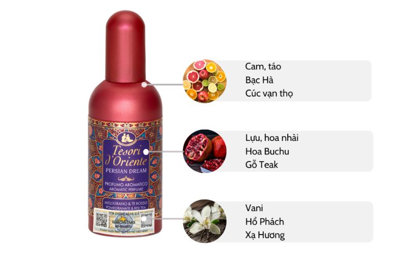 Top 8 mùi hương nước hoa Tesori thơm tự nhiên - 3