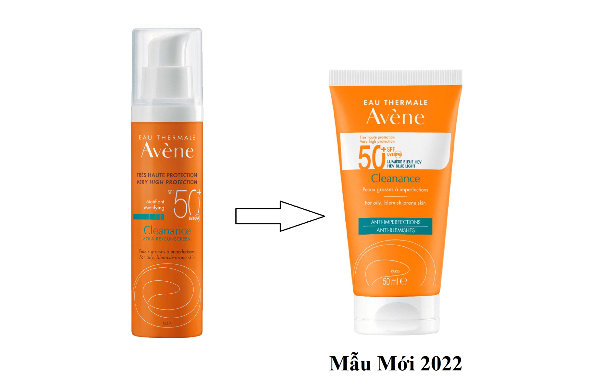 Kem chống nắng Avene Cleanance Sunscreen SPF50
