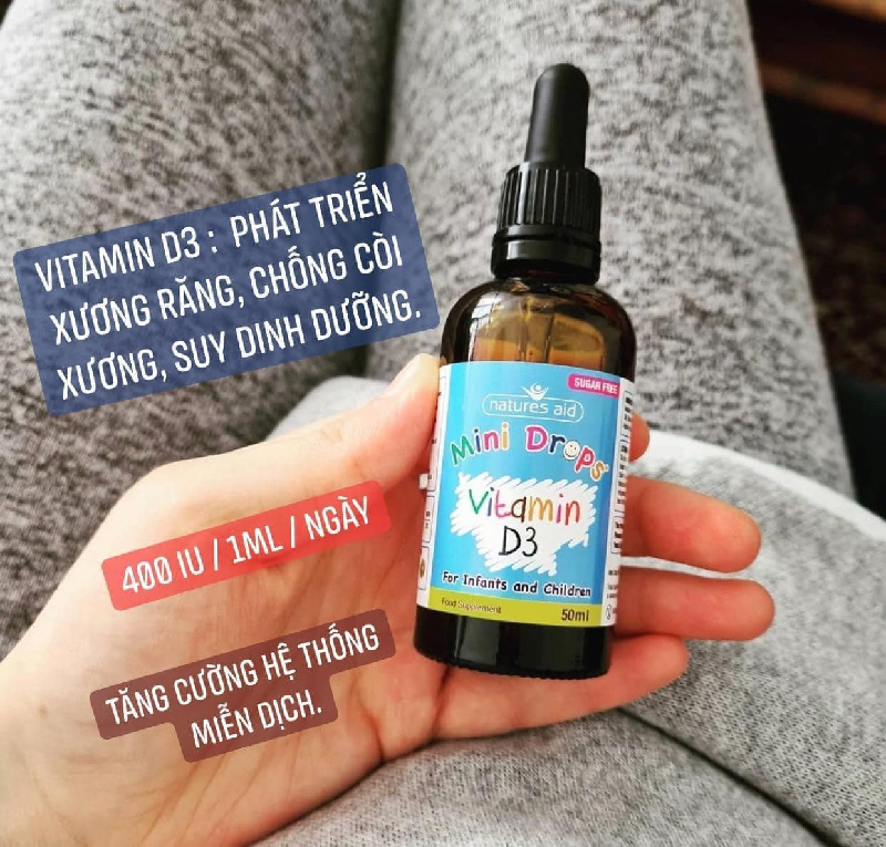 Top sản phẩm vitamin D3 drop dạng giọt chất lượng 2023 - 7