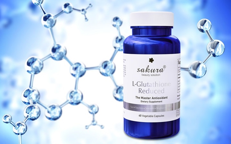 Viên uống trắng da Sakura L-Glutathione Reduced