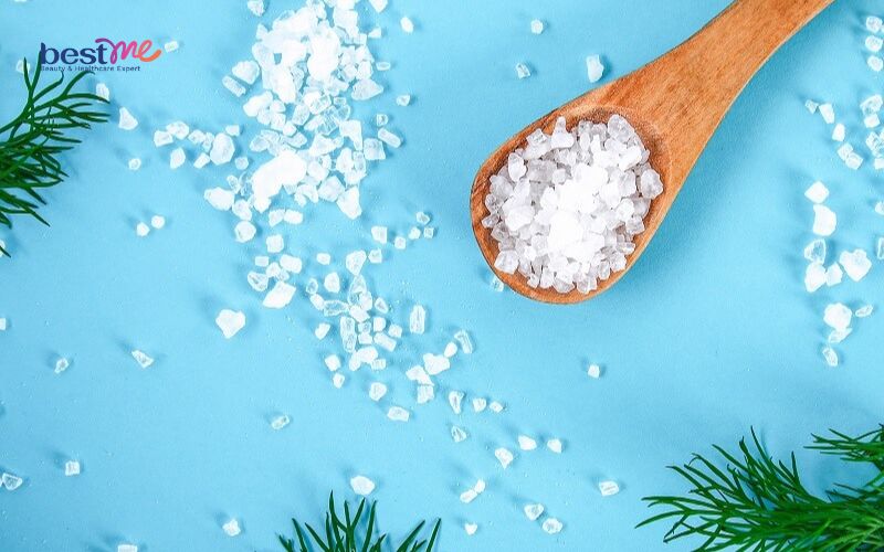 Cách làm trắng da toàn thân bằng muối