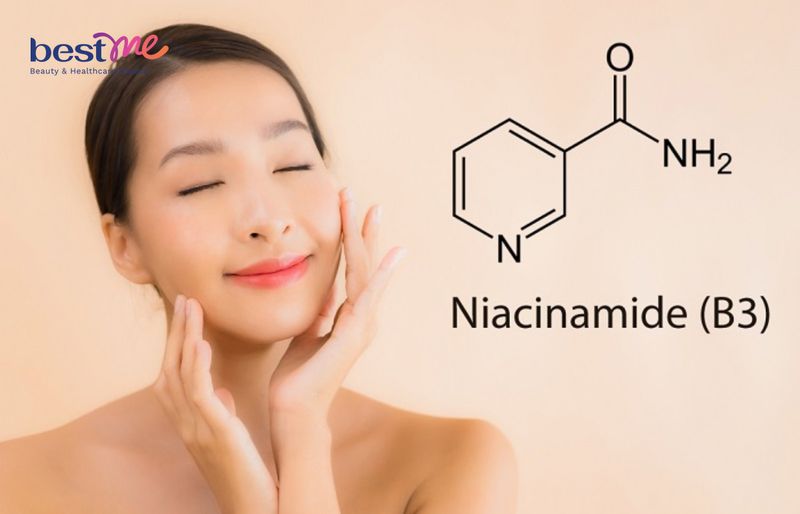 Niacinamide giúp cải thiện vấn đề da dầu và mụn.