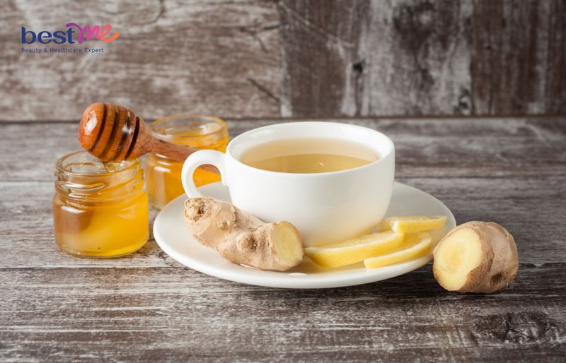 Trà gừng mật ong được nhiều chị em dùng trong những ngày kinh nguyệt