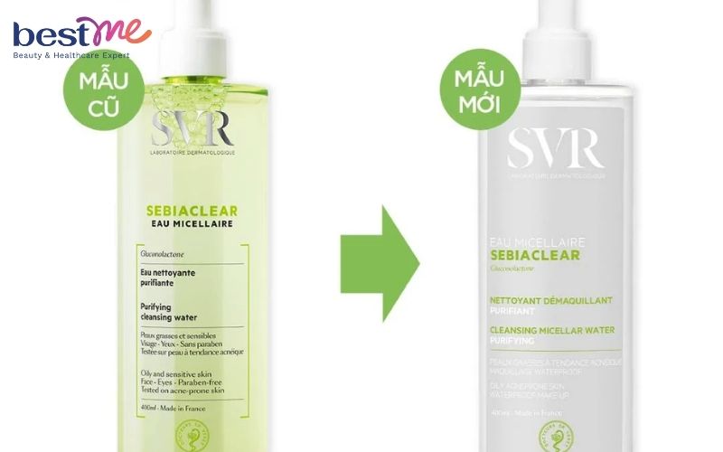 [UPDATE] Thiết kế bao bì nước tẩy trang SVR Sebiaclear mẫu mới 2023 - 2