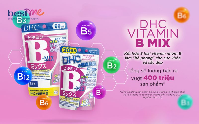 Viên uống DHC B mix bổ sung vitamin B5 