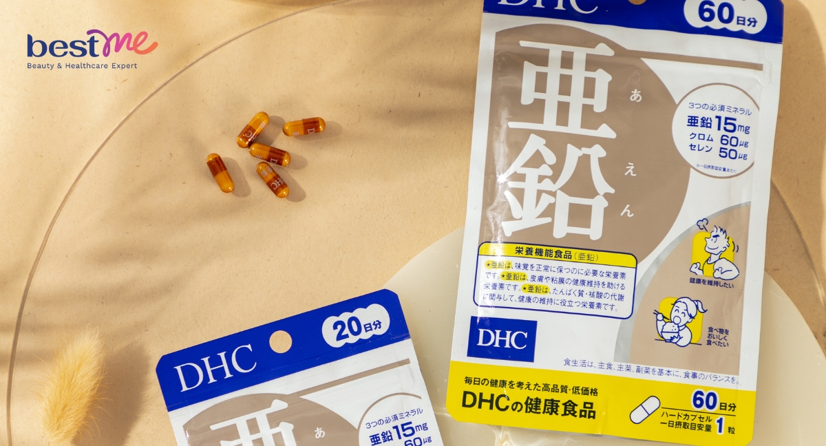 Viên uống bổ sung kẽm của DHC giúp duy trì vị giác và nâng cao sức khỏe