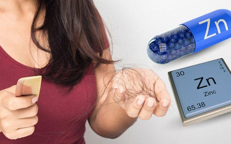Uống viên kẽm trị rụng tóc