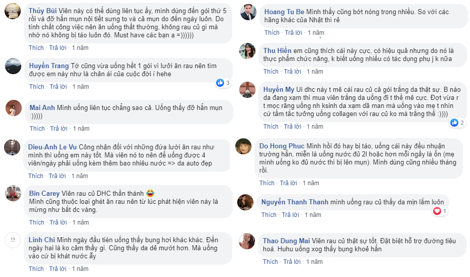 Viên rau củ DHC có tốt không