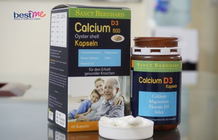 Canxi của Đức cho người lớn Calcium D3 Kapseln