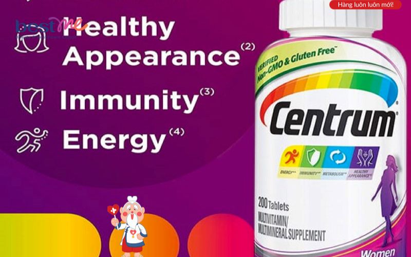 Viên uống Centrum Vitamins tổng hợp cho nữ có tốt không? - 1