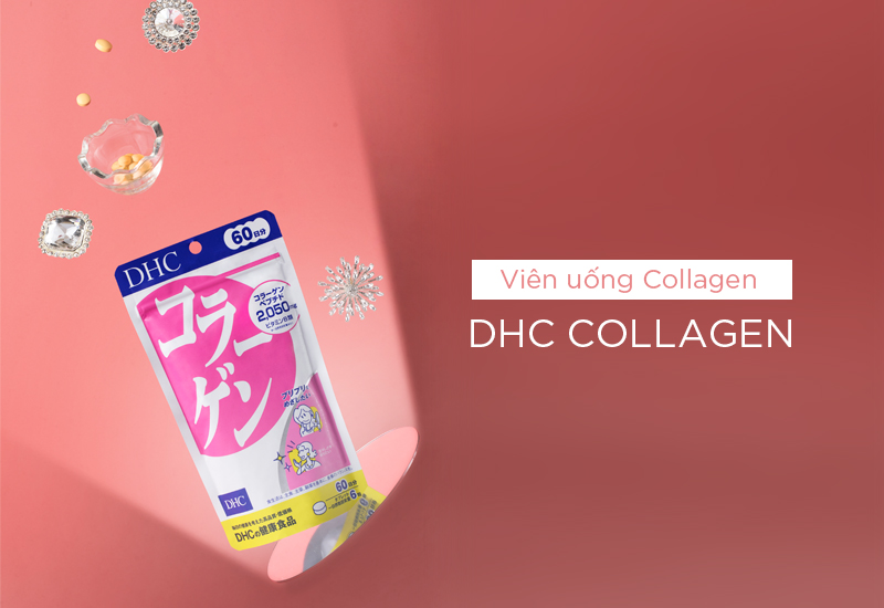 Màu sắc của viên uống collagen DHC là gì?
