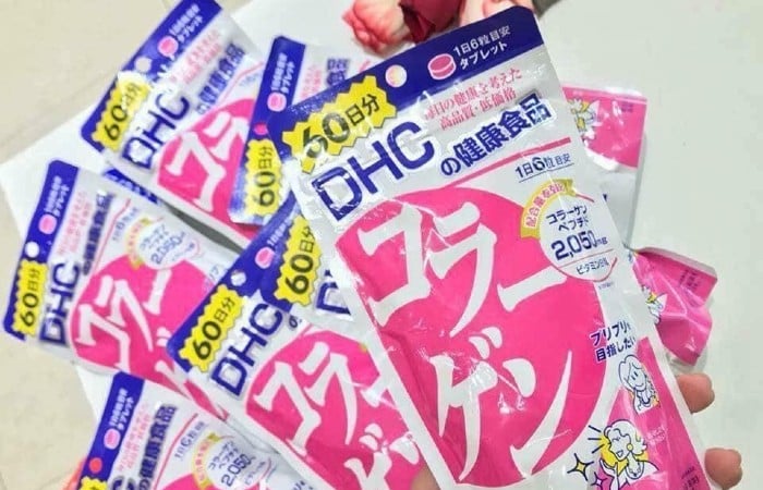 Viên uống DHC Collagen thu hút với thành phần dưỡng tự nhiên