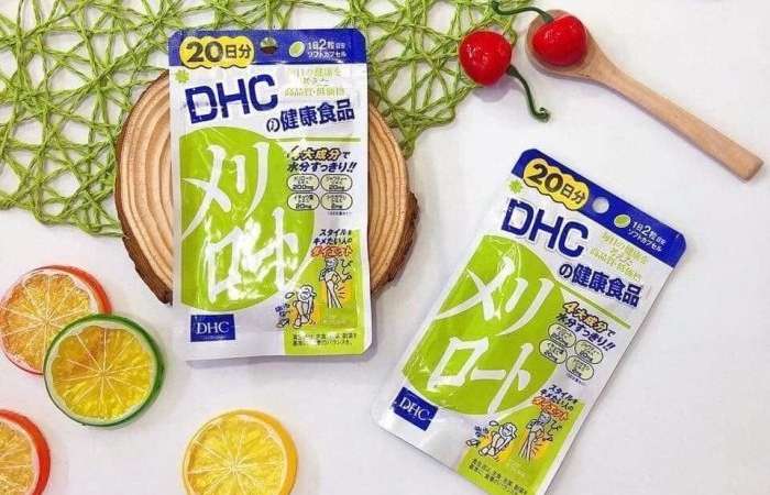 Viên uống làm thon chân DHC Melilot Nhật Bản hỗ trợ lưu thông máu, bài tiết nước dư thừa, giảm phù nề