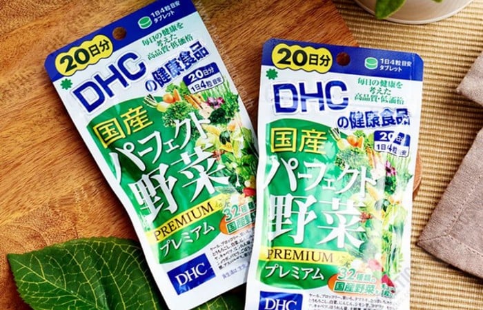 Viên uống DHC rau củ bổ sung chất xơ và vitamin giúp dưỡng da toàn diện