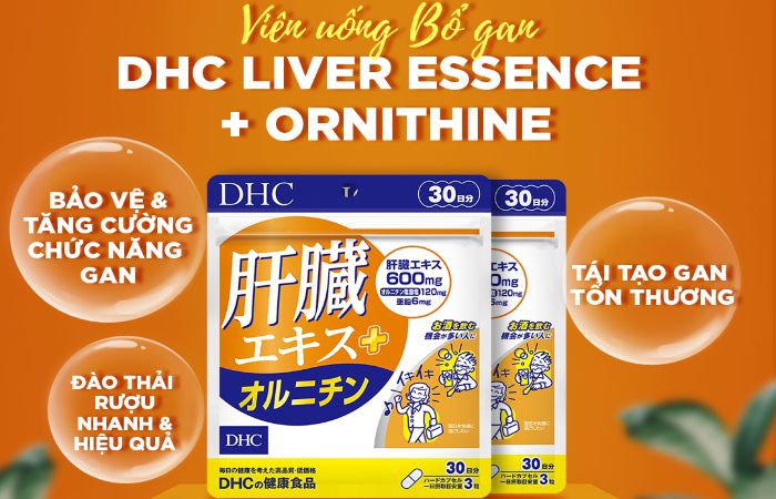 Viên uống giải độc gan DHC của Nhật là sản phẩm uy tín đã được kiểm định về chất lượng
