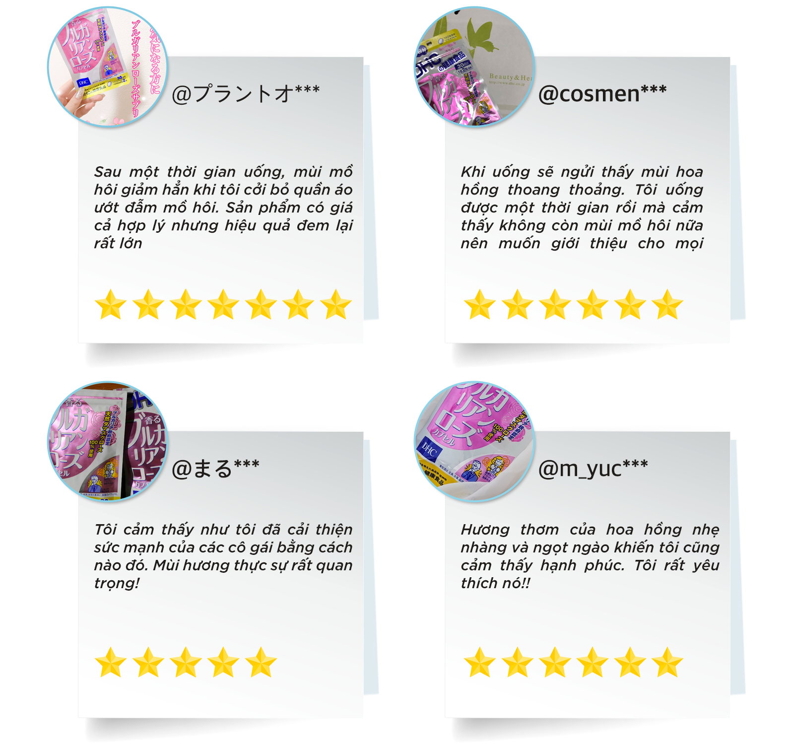 viên uống hoa hồng dhc review