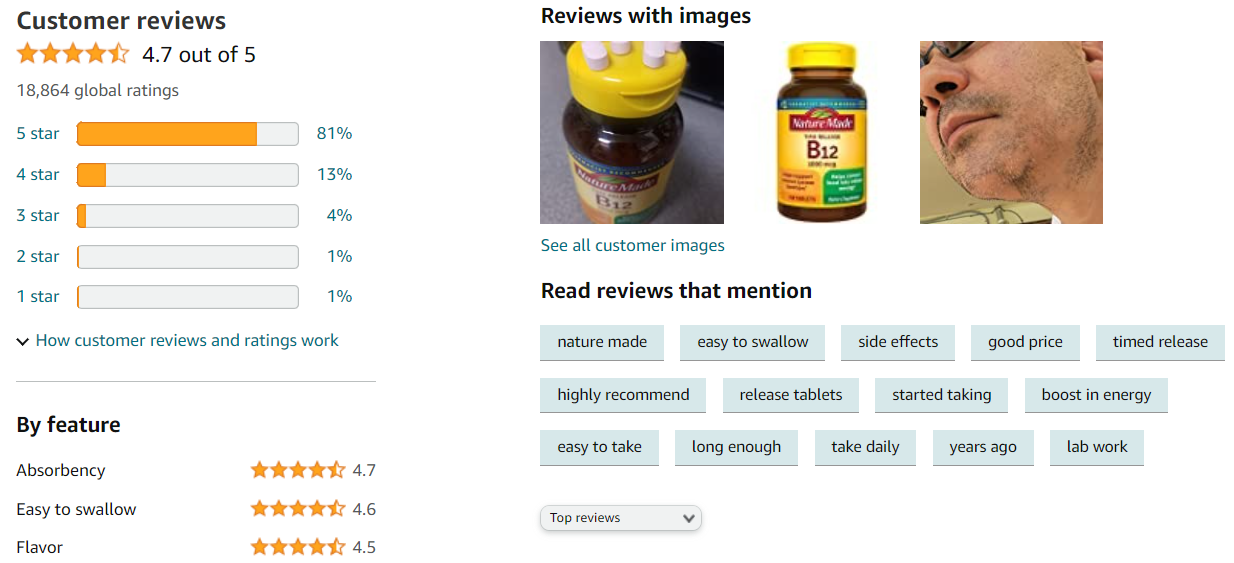 Viên uống Nature Made Vitamin B12 1000 mcg 400 viên có tốt không? - 5