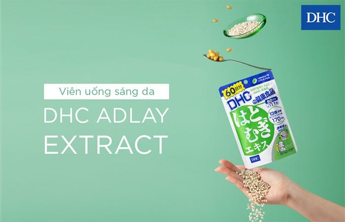 Viên uống sáng da DHC Adlay Extract chiết xuất hạt ý dĩ