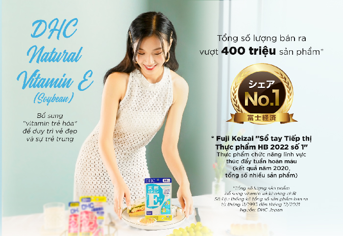 Viên uống vitamin E DHC