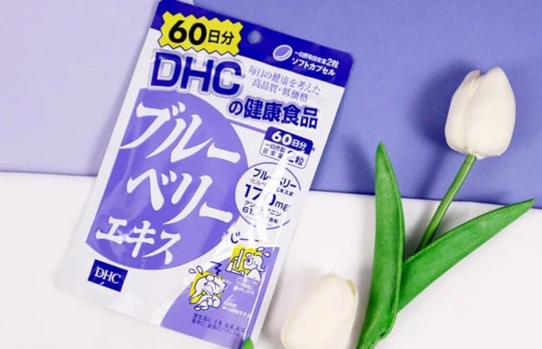Viên uống bổ mắt DHC Blueberry Extract được chiết xuất từ quả việt quất