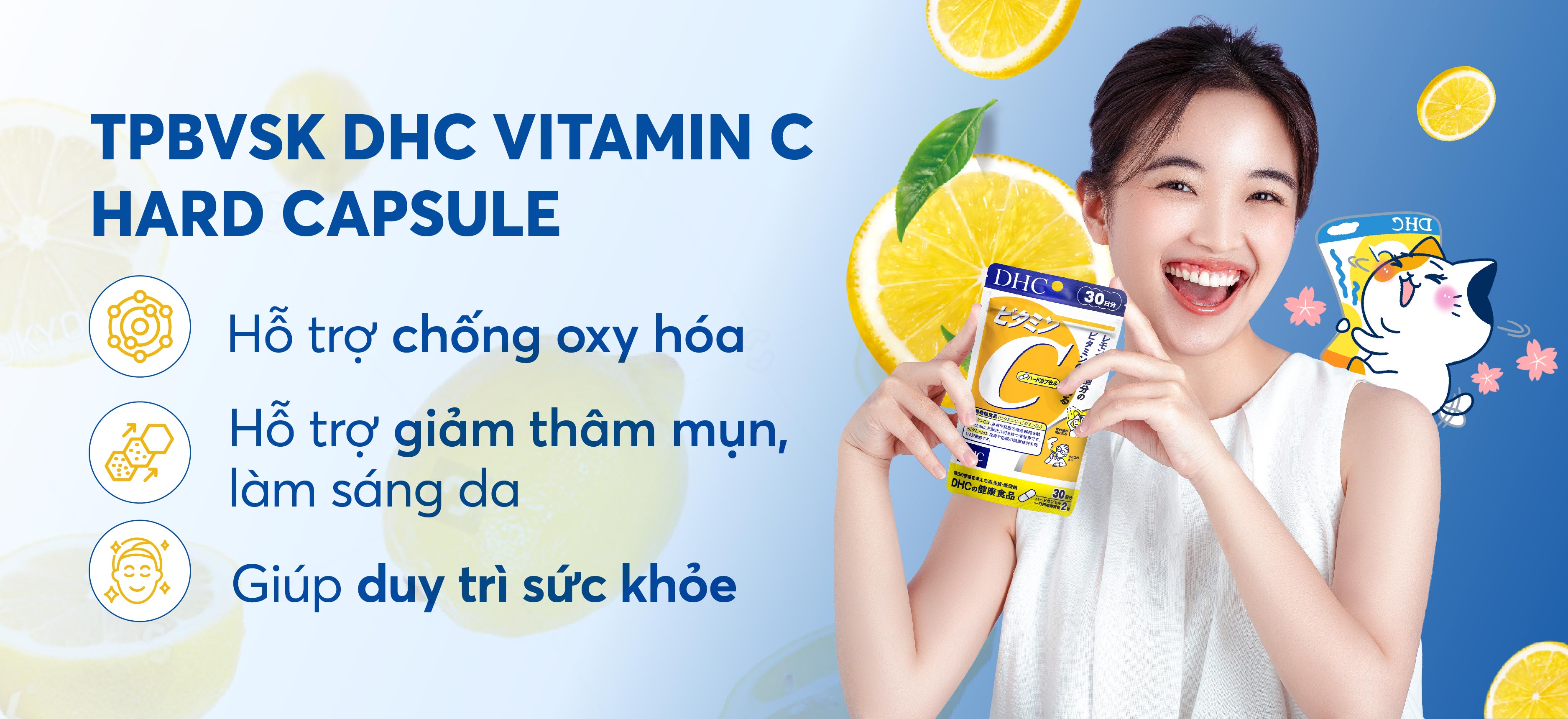 Viên uống vitamin C DHC