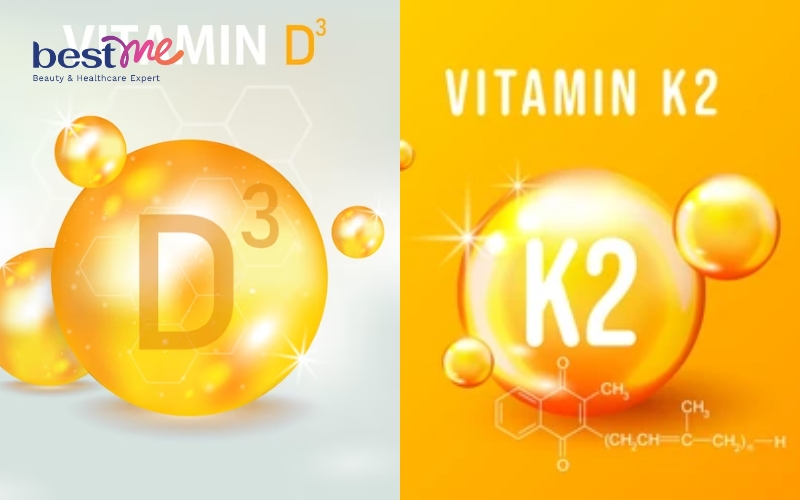 Nên bổ sung kết hợp vitamin D3 với vitamin K2