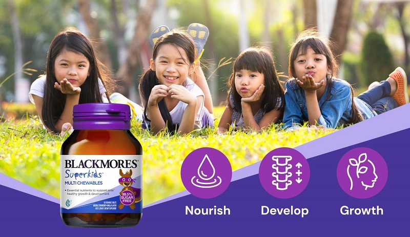Viên kẹo tổng hợp Blackmores SuperKids Multi Chewables