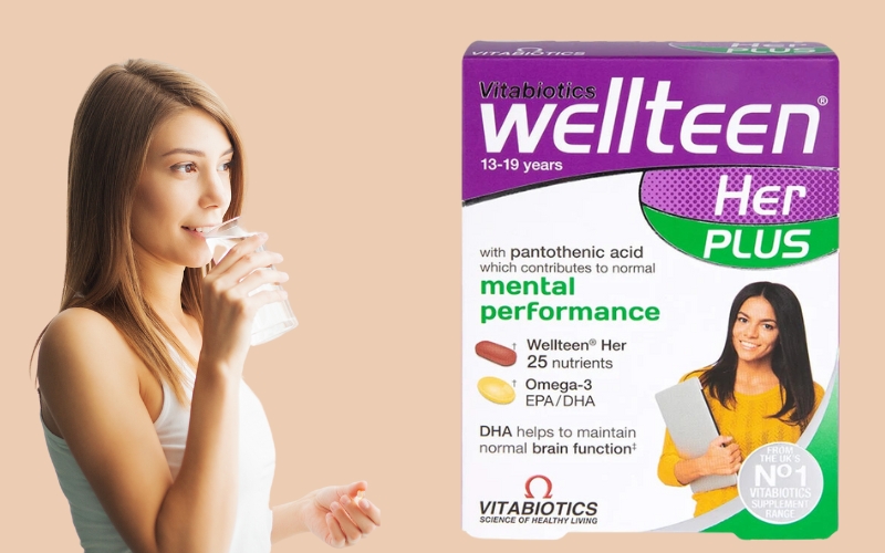 Vitamin tổng hợp cho tuổi dậy thì Vitabiotics Wellteen Her