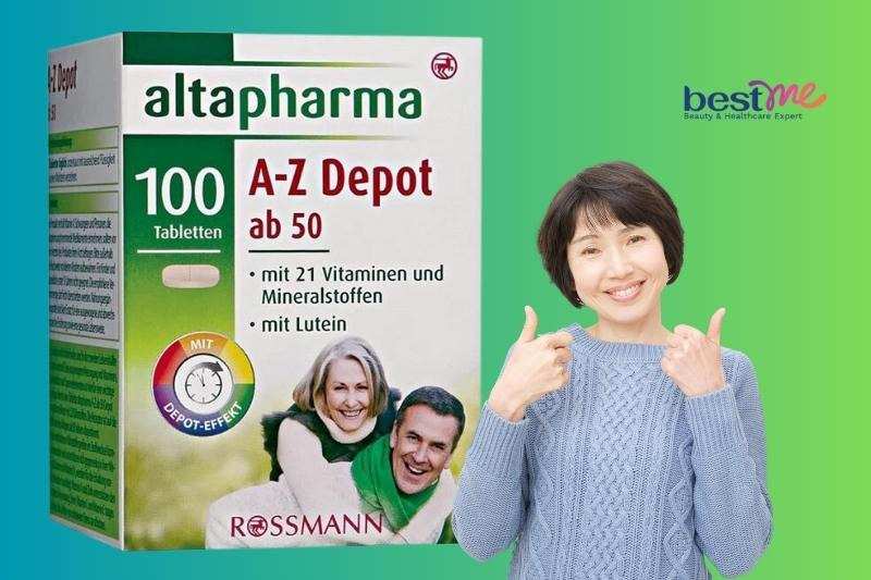 Vitamin tổng hợp của Đức Altapharma A-Z Depot Ab 50 cho người trên 50 tuổi