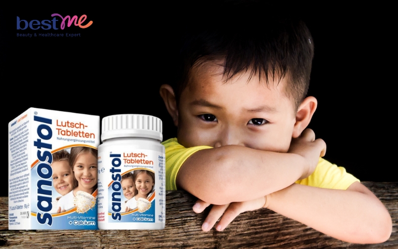 Vitamin tổng hợp của Đức Sanostol dạng viên ngậm cho trẻ