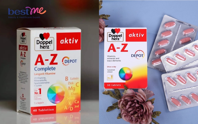 Viên uống vitamin tổng hợp đức Doppelherz A-Z Depot Aktiv cho người lớn