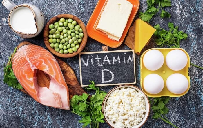 Bổ sung vitamin D giúp tăng khả năng hấp thụ canxi