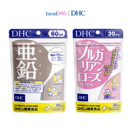 Combo Viên uống hoa hồng DHC Bulgarian Rose 30 ngày + Viên uống bổ sung kẽm DHC Zinc 60 ngày