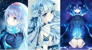99+ hình ảnh anime nữ tóc xanh dương cute, lạnh lùng