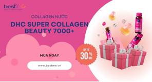 Giật nhanh ưu đãi lên tới 30% khi mua collagen nước DHC tại Bestme