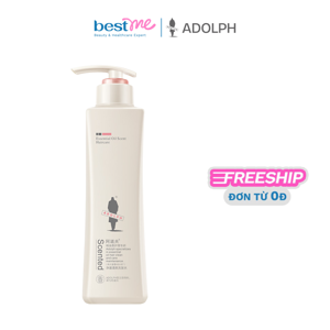 Dầu gội dưỡng ẩm & phục hồi tóc chuyên sâu Adolph Essential Oil Scented Shampoo hương tinh dầu nước hoa