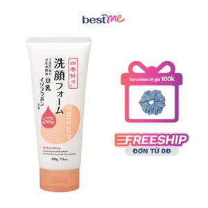 Sữa Rửa Mặt Chiết Xuất Đậu Nành, Làm Dịu Da Shikioriori Soy Milk Facial Foam (200g)