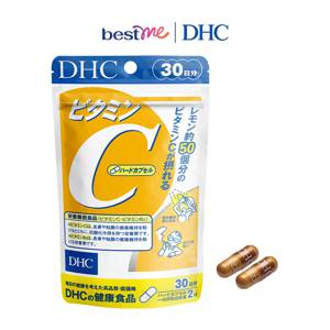 Viên uống DHC Vitamin C Hard Capsule bổ sung vitamin C hỗ trợ da sáng mịn