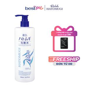 Nước hoa hồng ý dĩ dưỡng ẩm, làm trắng da Reihaku Hatomugi Lotion (500ml)